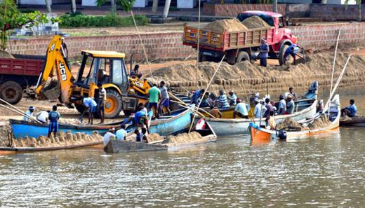 sand mining